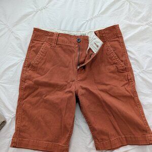 Brick Cotton Shorts